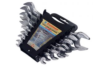 Набор ключей рожковых, 8 предметов (пластик) EASTMAN | Инструмент оптом TRESHOTKA.RU