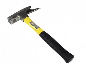 Молоток кровельный (FiberGlass) 600 грамм Профи ПРАКТИК | Инструмент оптом TRESHOTKA.RU