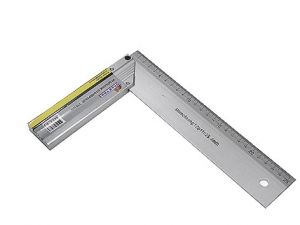 Угольник столярный алюминиевый 400мм  ПРАКТИК | Инструмент оптом TRESHOTKA.RU