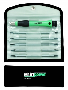 Набор: отвертка с двухсторонними насадками для точной механики WHIRLPOWER | Инструмент оптом TRESHOTKA.RU