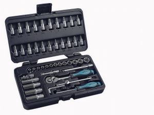 Набор головок 1/4", 47 предметов WHIRLPOWER | Инструмент оптом TRESHOTKA.RU