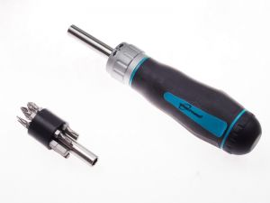 Отвертка реверсивная с насадками, 14 предметов WHIRLPOWER | Инструмент оптом TRESHOTKA.RU